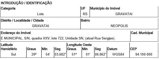 Imóvel em GRAVATAI/RS