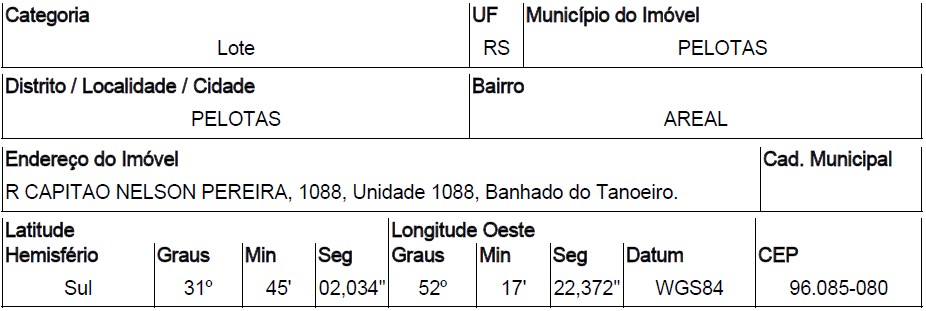 Foto de Imóvel AREAL - Leilão em Pelotas/RS, 41% abaixo da avaliação