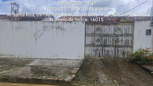 Foto de Imóvel 3 quartos, 72 m², ALMIR GABRIEL - Leilão em Capanema/PA, 38% abaixo da avaliação