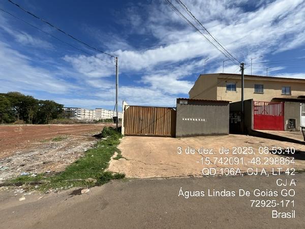 Imóvel em AGUAS LINDAS DE GOIAS/GO
