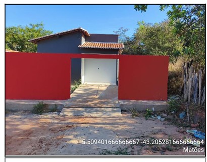 Foto de Imóvel na Rua Projetada - Leilão em Matões/MA, 47% abaixo da avaliação