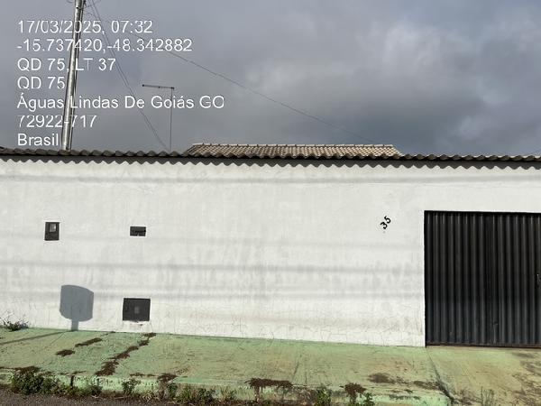 Imóvel em AGUAS LINDAS DE GOIAS/GO