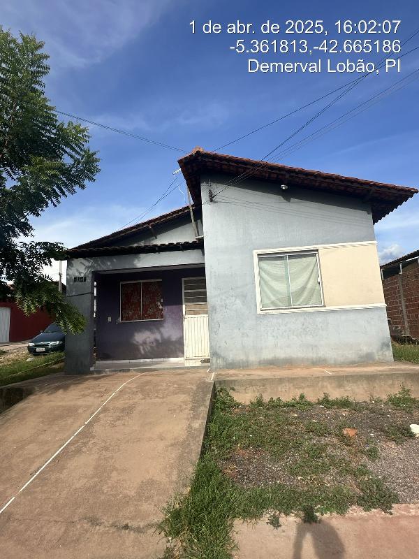 Foto de Imóvel 3 quartos, 64 m², CIDADE NOVA - Leilão em Demerval Lobão/PI, 48% abaixo da avaliação