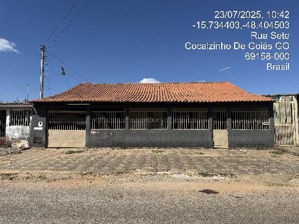 Foto de Imóvel 118 m², GIRASSOL - Leilão em Cocalzinho de Goiás/GO, 44% abaixo da avaliação