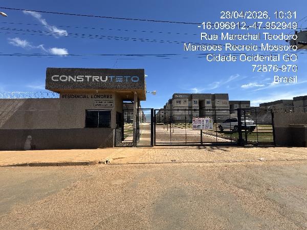 Foto de Imóvel 2 quartos, 84 m², MANSOES RECREIO MOSSORO - Leilão em CIDADE OCIDENTAL/GO, 41% abaixo da avaliação