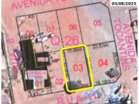 Terreno - Lote nº 03 - 450m² - Almas/TO