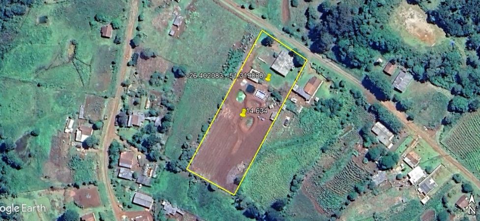 Imóvel com casa não averbada em General Carneiro/PR