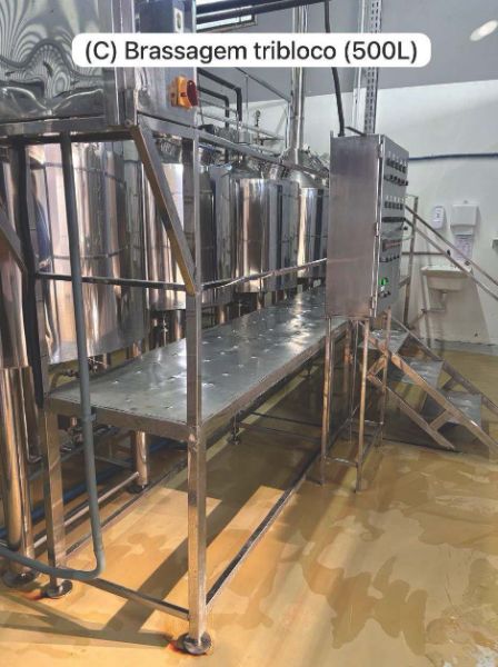 EQUIPAMENTOS DE CERVEJARIA: MOINHO DE MALTE 300 KG