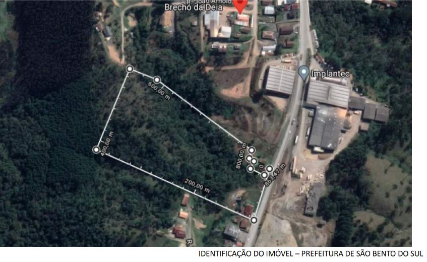 IMÓVEL URBANO, LOCALIZADO NA ROD. ACESSO SUL PEDRO BAYERL, N°. 1.464, BAIRRO SERRA ALTA, EM SÃO BENTO DO SUL/SC - Hasta Pública Leilões