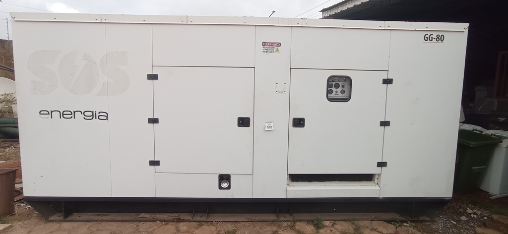 01 GERADOR CABINADO 320 KVA, MOTOR DE SCANIA, ANO 2010 ,GERADOR WEG. (NO ESTADO) ATENÇÃO! FAZER A VISITAÇÃO ANTES DE ARREMATAR, NÃO SABEMOS SE FUNCIONA, LEILÃO NÃO TEM GARANTIA E NEM DEVOLUÇÃO, SUJEITO A POSSÍVEIS AVARIAS VISÍVEIS/OCULTAS E/OU AUSÊNCIA DE COMPONENTES. - BSB Leilões