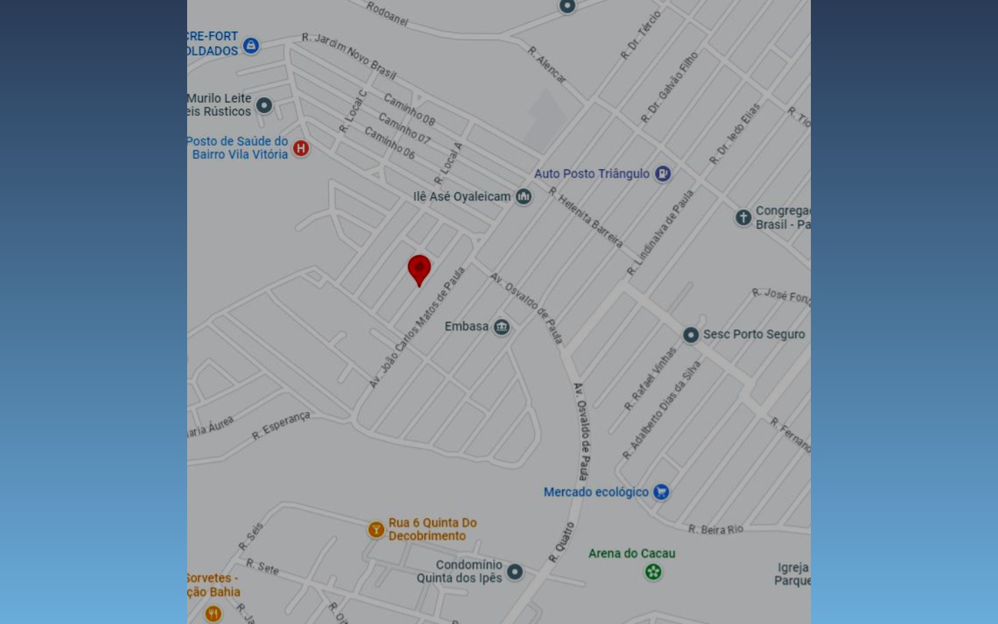 Casa 228m² – Porto Seguro/BADescrição56% abaixo da avaliação!Rua H, Lote nº 31, Quadra L, Loteamento Camboatã, Porto Seguro/BA, CEP: 45.810-000Casa de uso residencial, padrão normal, estado de conserv