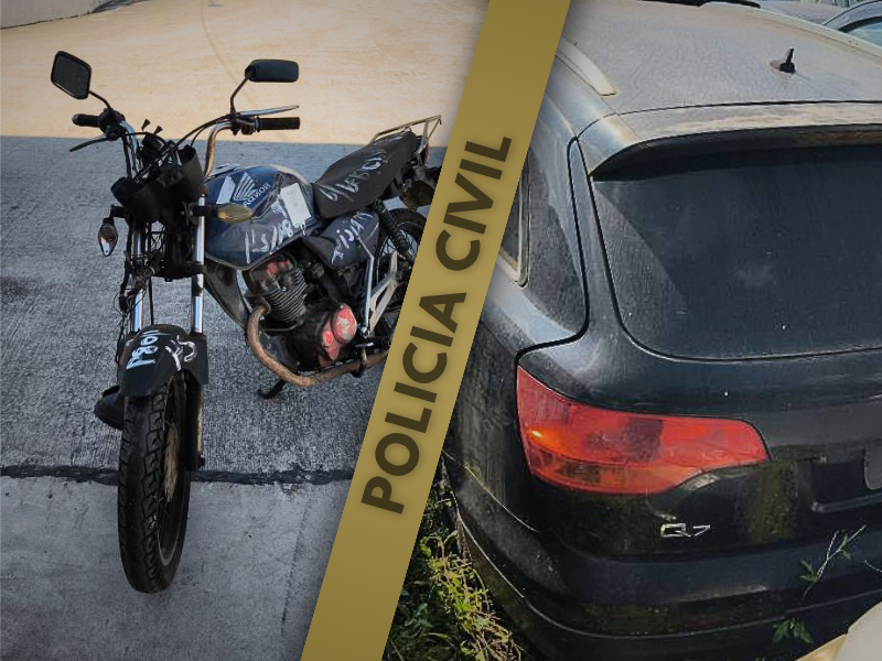 Audi Q7 e Sucatas de Vans | Policia Civil