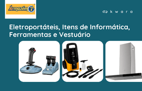 Leilão de Eletroportáteis, Itens de Informática, Ferramentas e Vestuário - Armazém 7