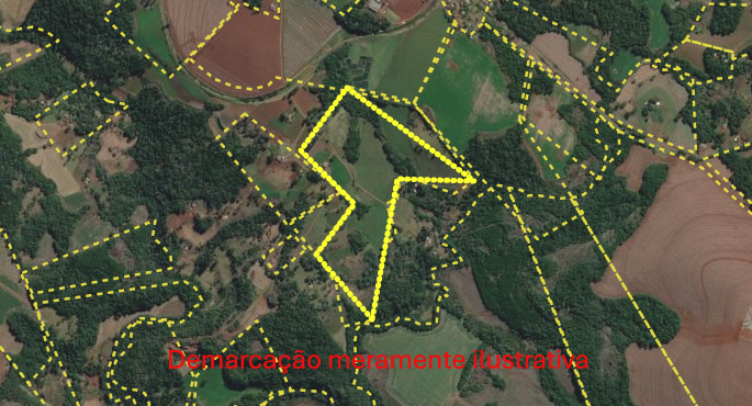 Topo Leilões - Fração 45% - Imóvel rural - 257.907,96m² - Goioxim/PR