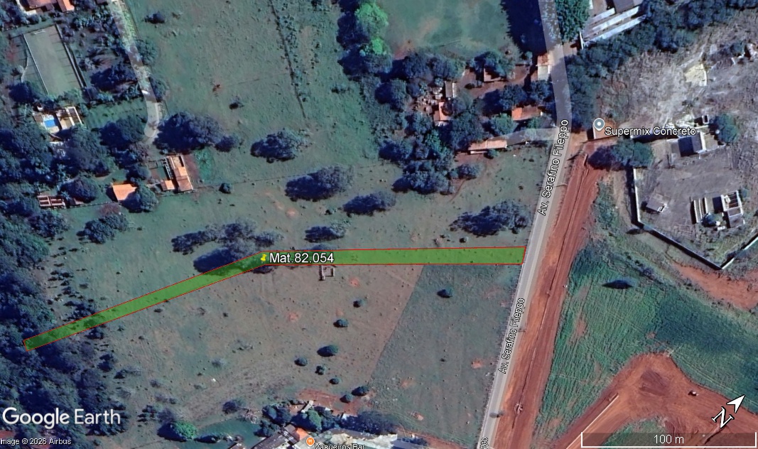 TERRENO da “CHÁCARA SÃO JORGE - GLEBA 2”, A.T 2661,12m², Itapetininga/SP