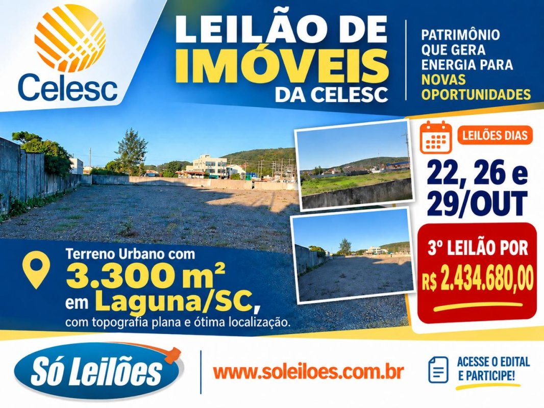 TERRENO URBANO EM LAGUNA/SC