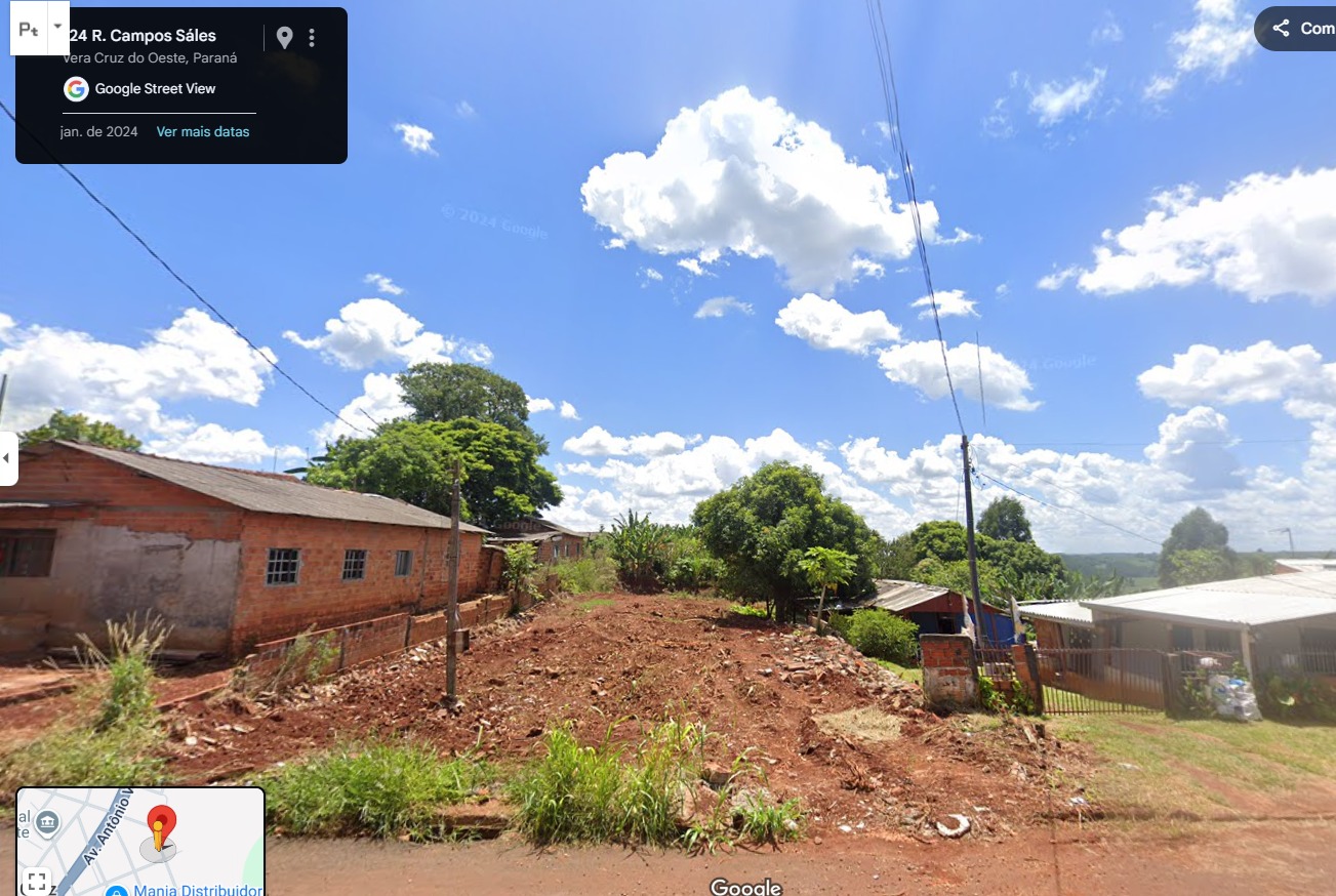 TERRENO COM 442 M2 EM VERA CRUZ OESTE PR (BAIRRO JARDIM  AMÉRICA- RUA CAMPOS SALLES, 224 ) - JAC Leilões | Site do leiloeiro oficial de Cascavel/PR - Jefferson Adriano Costa