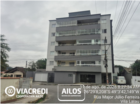LEILÃO VIACREDI- 2ª PRAÇA- APARTAMENTO 204 E VAGA DE GARAGEM DO RESIDENCIAL CARMELLO- JARAGUÁ DO SUL /SC - Hasta Pública Leilões