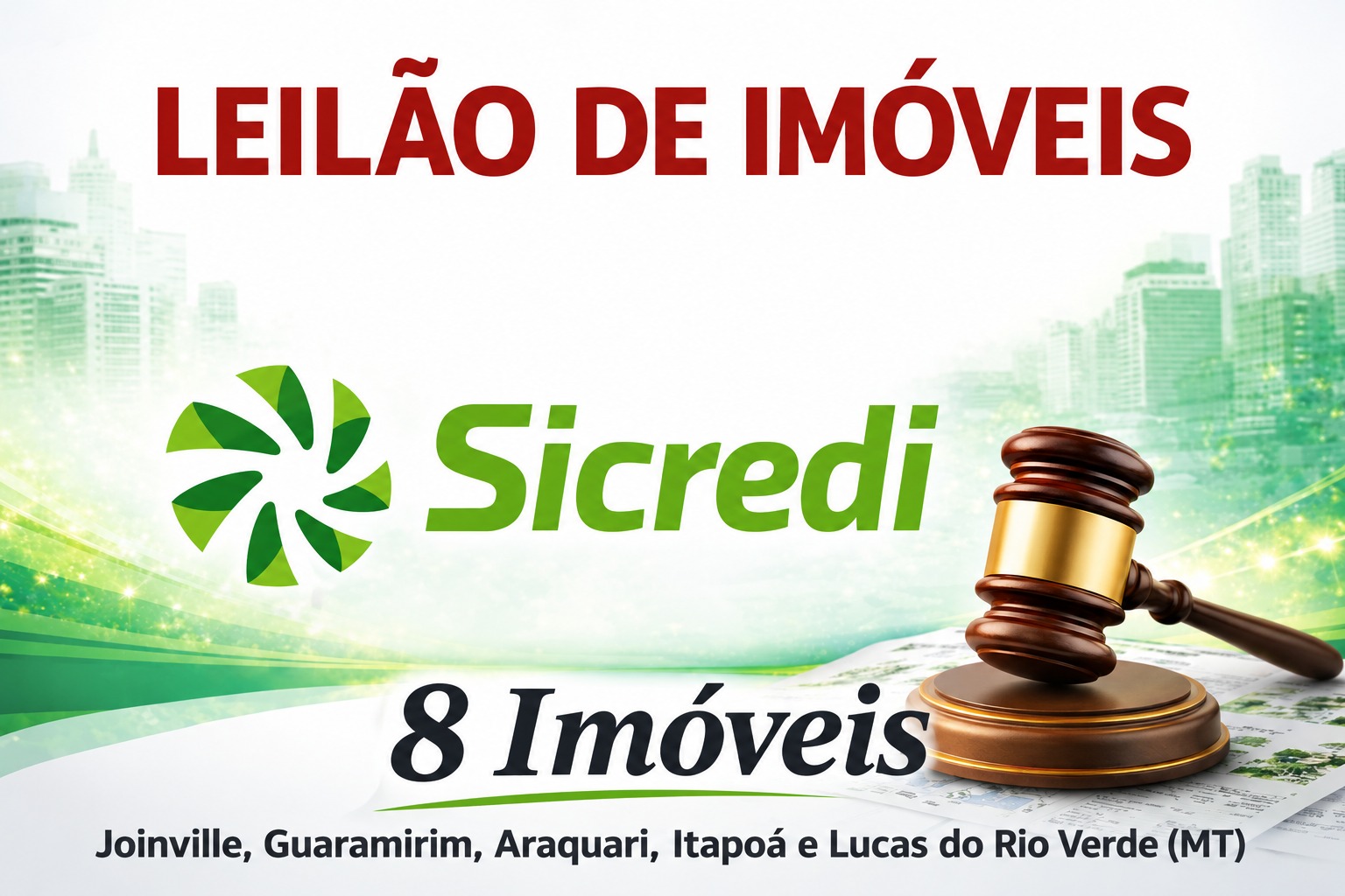 VENDA DIRETA DE IMÓVEIS NA REGIÃO NORTE DE SANTA CATARINA - Hasta Pública Leilões