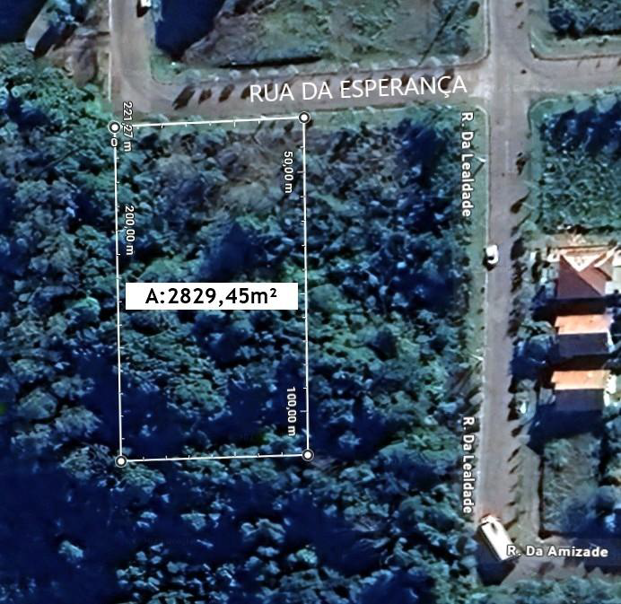 TERRENO URBANO, sem numeração adm, Loteamento Bella Vista III, Serafina Corrêa/RS, área de 2.829,45m² , Rua da Esperança, lado ímpar.