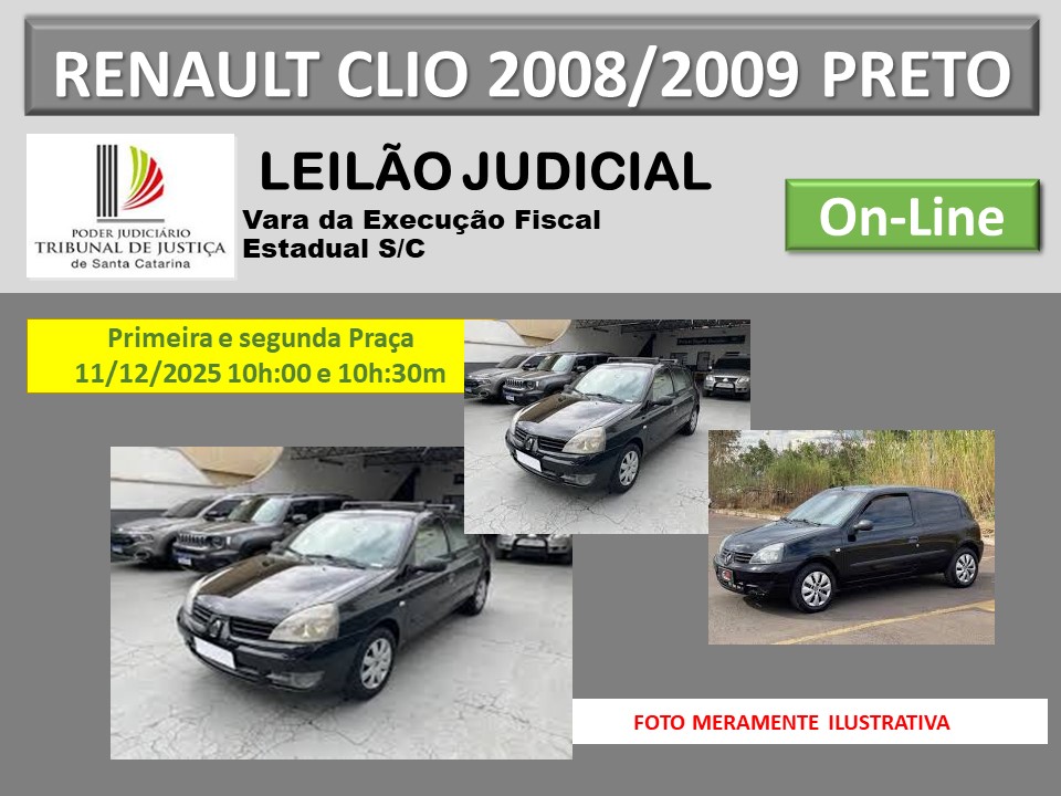 VARA DA EXECUÇÃO FISCAL ESTADUAL/SC - Cesar Moresco Leiloeiro - Brusque - Santa Catarina