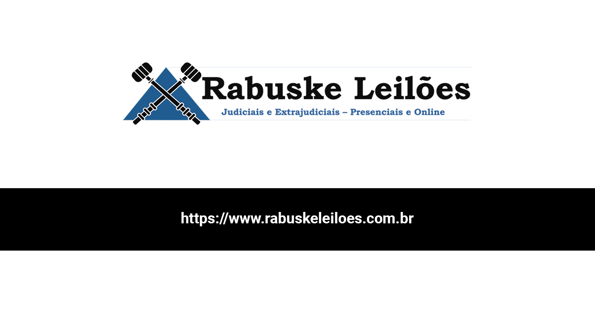 LEILÃO JUDICIAL -VARAS CÍVEIS E JEC - SANTA ROSA/RS - Rabuske Leilões - Cesar Carlos Rabuske - JUCISRS Nº 141/97