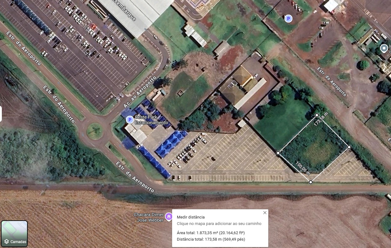 TERRRENO COM 1.873 M2 - AEROPORTO CASCAVEL PARANA - JAC Leilões | Site do leiloeiro oficial de Cascavel/PR - Jefferson Adriano Costa