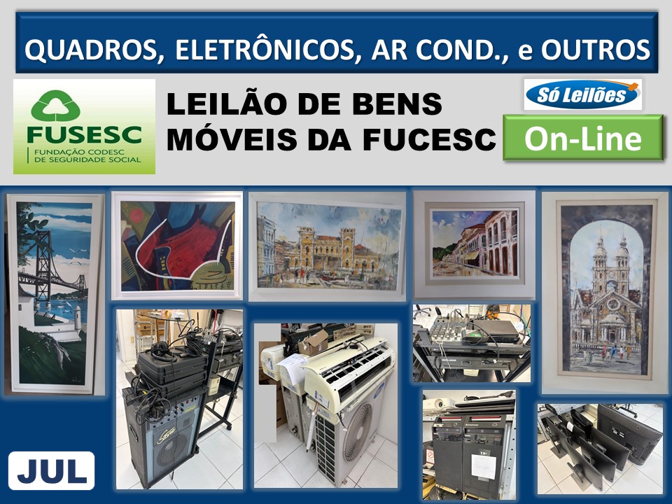 EM BREVE! QUADROS, MESA DE SOM, ELETRÔNICOS, CONDICIONADORES DE AR E OUTROS BENS - Só Leilões
