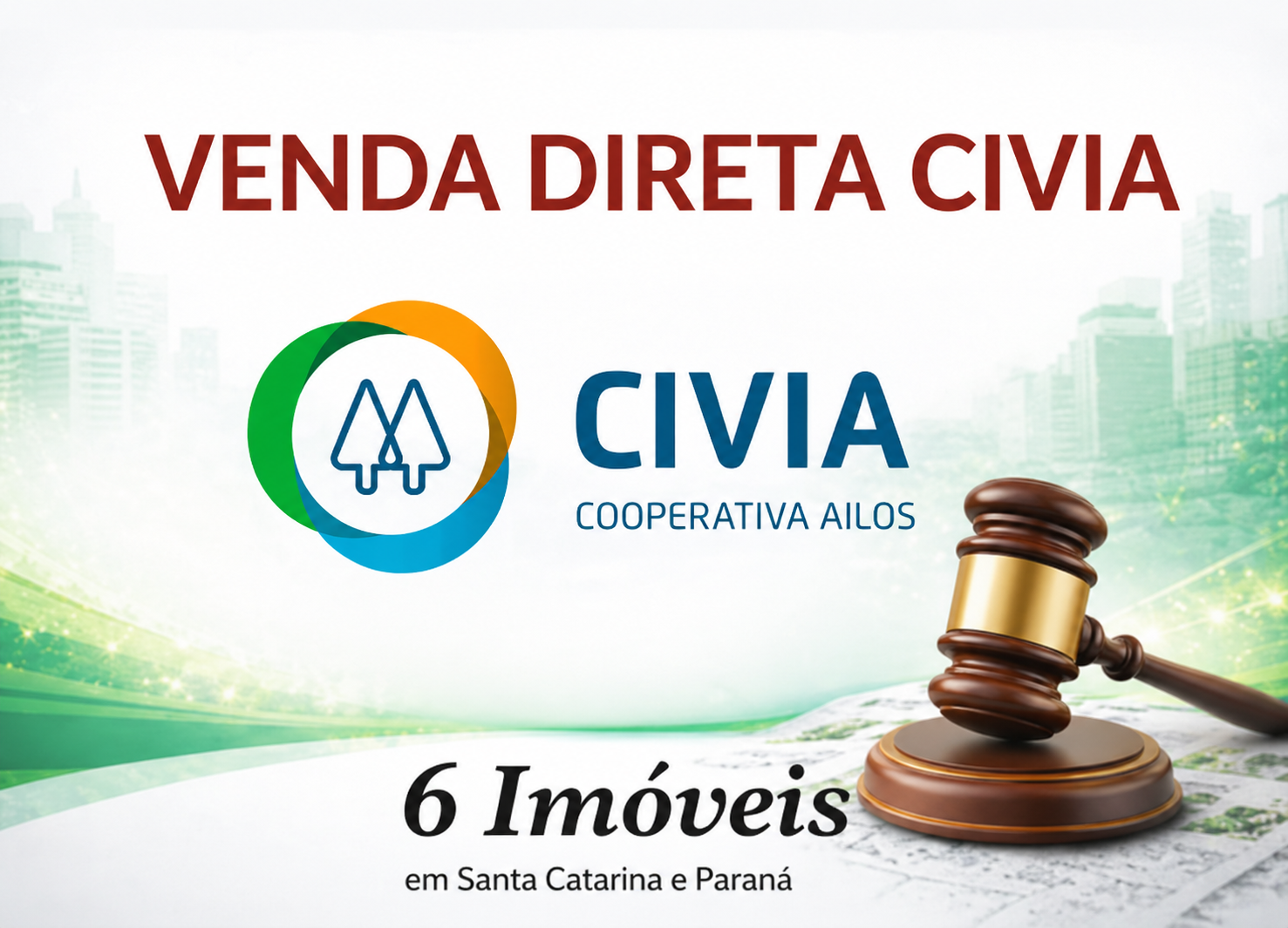 VENDA DIRETA CIVIA- IMÓVEIS SC E PR - Hasta Pública Leilões