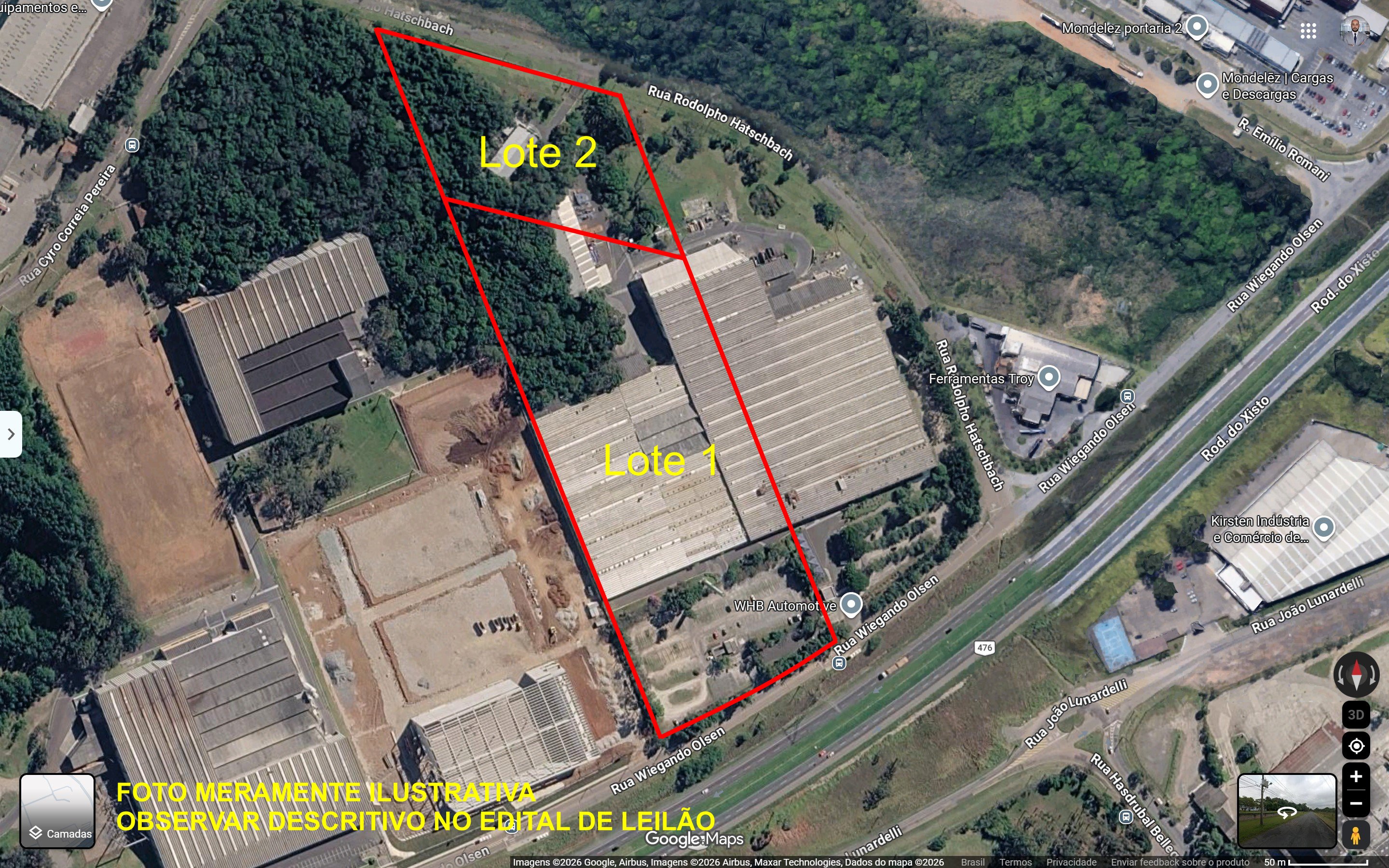 IMÓVEL INDUSTRIAL - CURITIBA/PR - ÁREA 53.653,77M2 - Sabbag Leilões