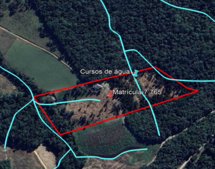 Terreno de 31.632,000 m², localizado na estrada geral, s/n, bairro vila nova