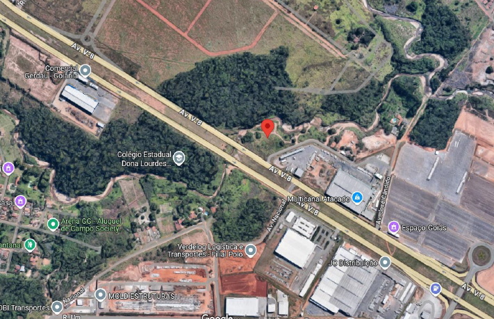 Lote 2: terreno com 3.500,00 m² - loteamento solar das candeias aparecida de goiânia go