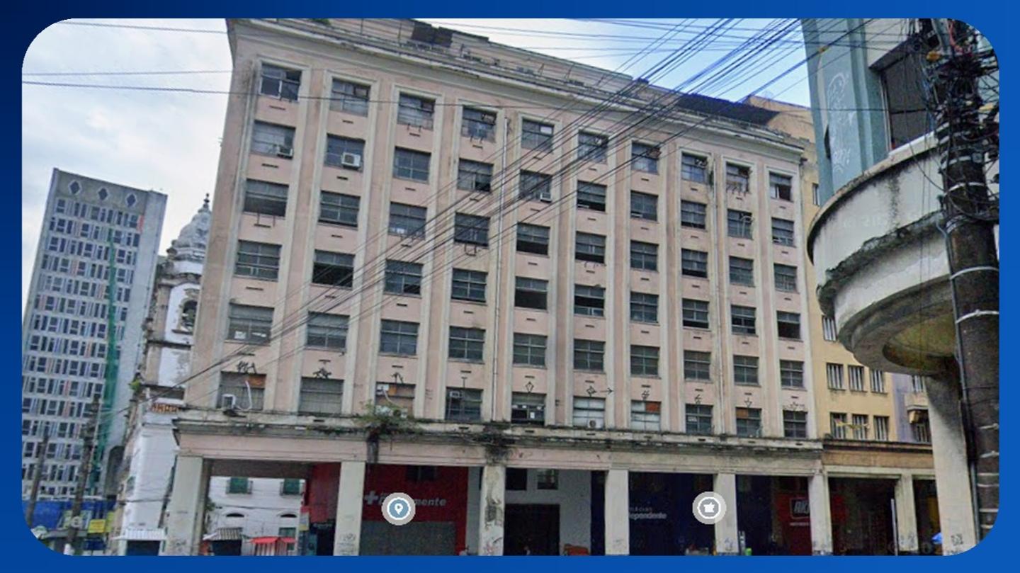 SALA COMERCIAL - 3º ANDAR, EDIFÍCIO SULACAP, AVENIDA GUARARAPES, Nº 111, SANTO ANTÔNIO, RECIFE/PE, COM ÁREA DE 528,75M² - Luis Leiloeiro