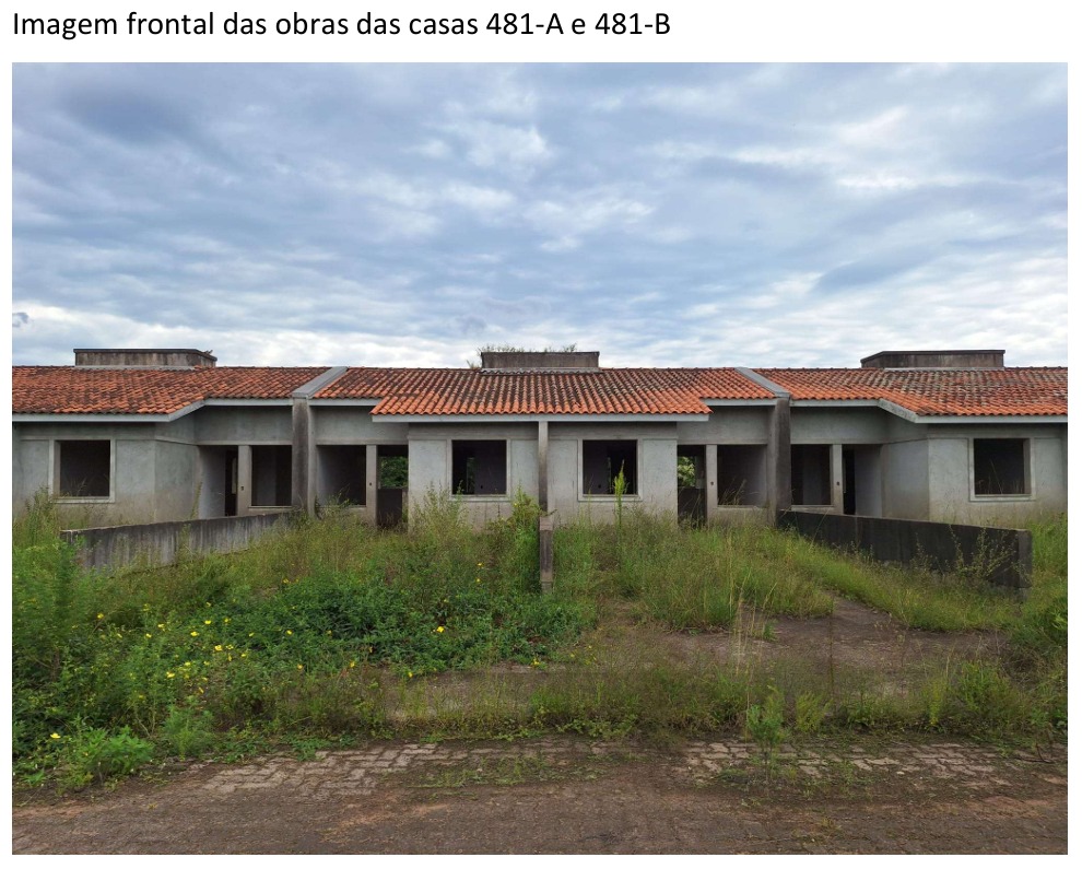 Casa de alvenaria sob nº 481-a, em construção, geminada, com a área construída de 43,48m², situada na rua vítor mateus teixeira, vila três marias, em esteio/rs. matrícula nº 29.058