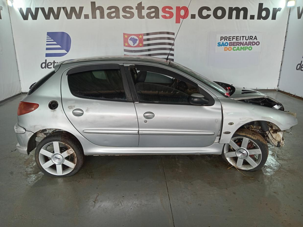 Peugeot 206 14 Presen Fx 2007 2007 Prata em Casa Branca, SP