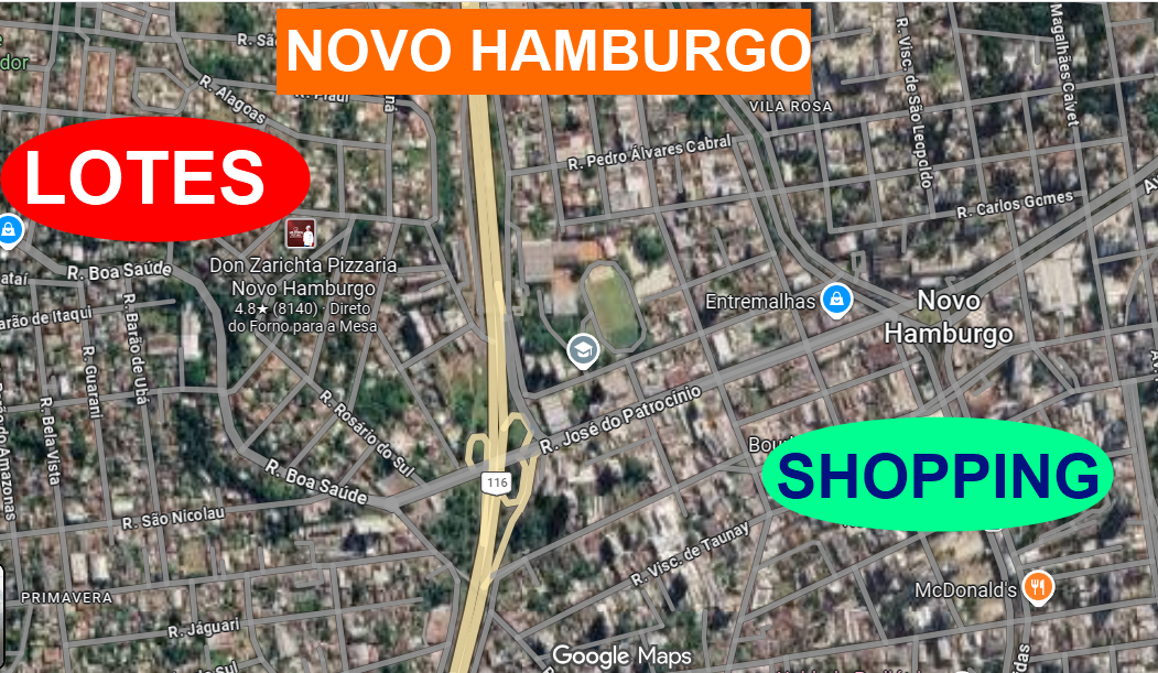 Terreno com area de 881,53 m²