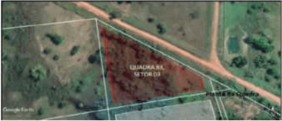 Leilão extrajudicial sicoob - 1 terreno | área de 5.544m² | lote urbano 1/09 | quadra 83 | setor 03 | costa marquês/ro