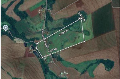 Parte ideal correspondente a 290.000,00m² do IMÓVEL - PARTE DOS LOTES RURAIS NºS 49 e 50, com a área total de 302.500m². Medianeira/PR