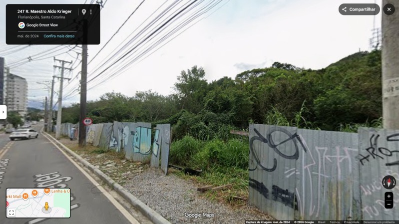 Proposta de aquisição - Um terreno de forma irregular com área de 22.759,10m² em Florianópolis/SC - Lote 001 (ID 2528)