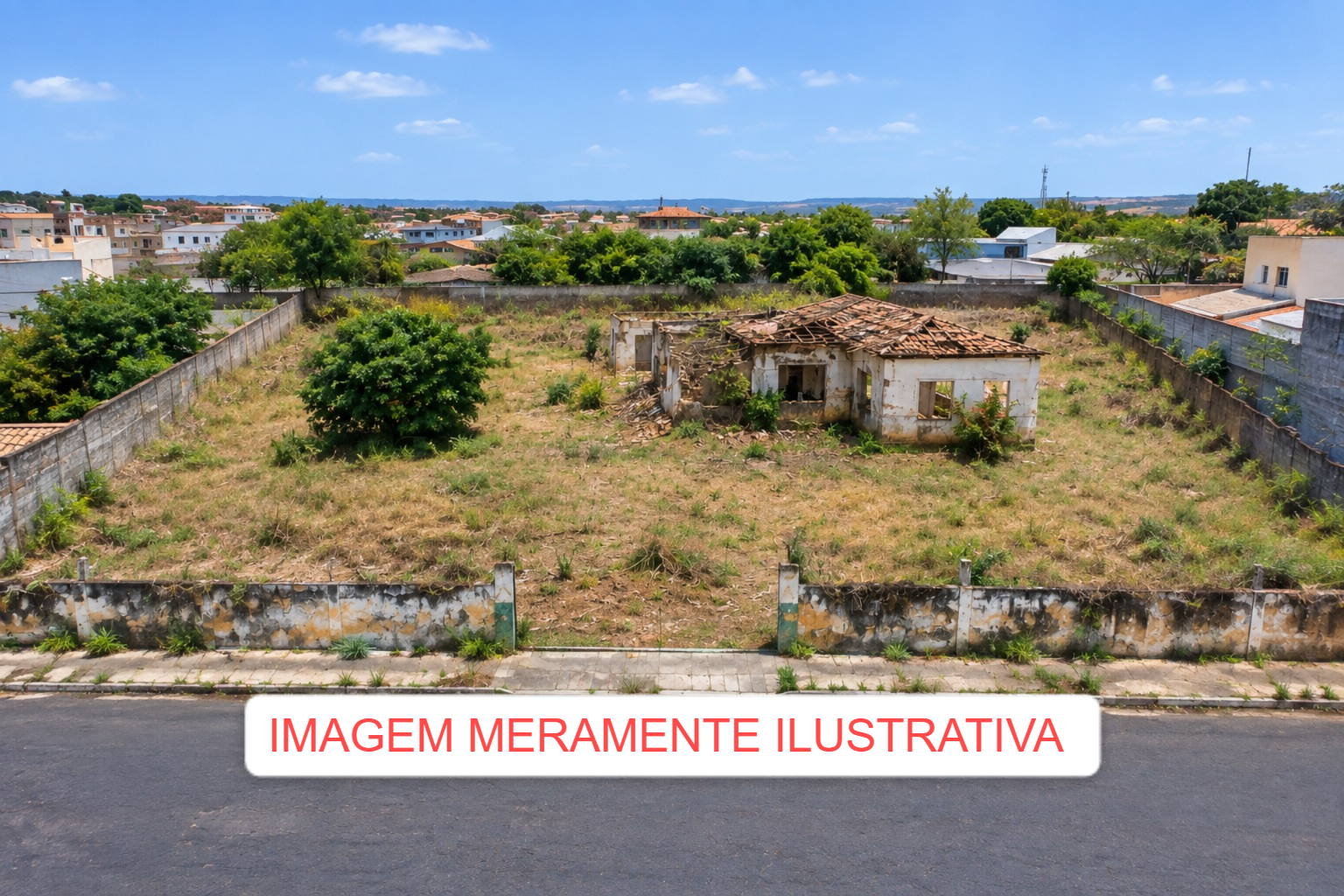 Terreno medindo 68,00 x 45,00 metros de frente a fundo, situada na Quadra J, sob no 04, do Loteamento Campo Clube, Senhor do Bonfim