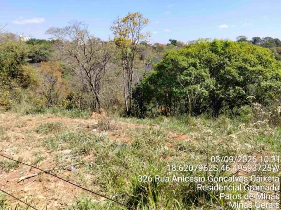 PATOS DE MINAS/MG - Lote 01 da Quadra 03, destinado a equipamento comunitário, com área de 3.920,39 m², localizado no Bairro Campos Elíseos
