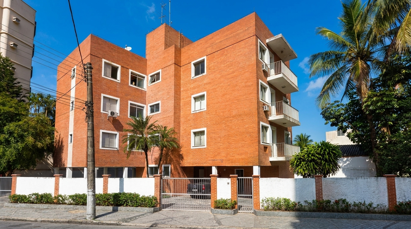 Apartamento de 60,27 m² com 2 quartos e vaga de garagem no balneário cidade atlântica em guarujá/sp