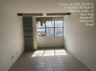 1 sala comercial no 7º andar no ed. círculo católico | boa vista, recife/pe | oportunidade p/ investidor e renda de locação