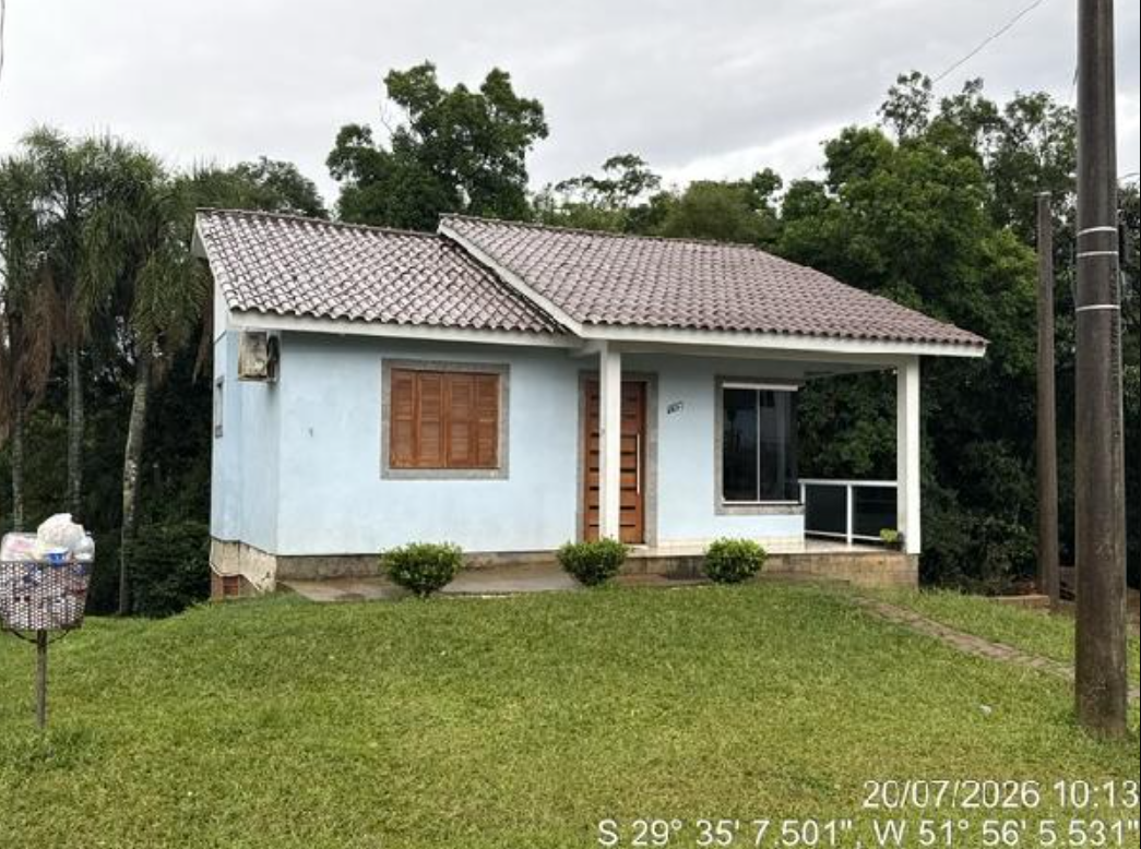 Casa - 44,59m² de área privativa, 310,4m² de área do terreno, com vaga de garagem - bom retiro do sul/rs