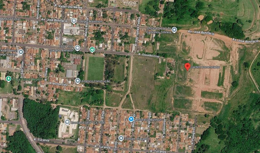Terreno em leilão no bairro Jardim Comendador em Santo Anastácio - SP