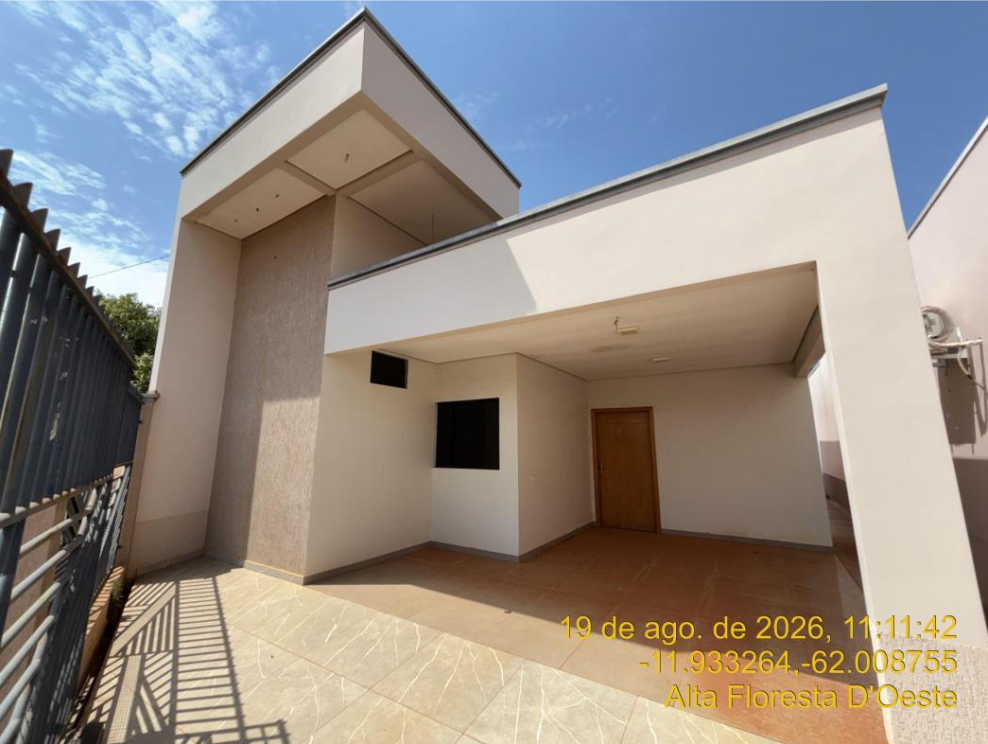 Lote 15: casa com 105,02 m² - tucano alta floresta d'oeste ro
