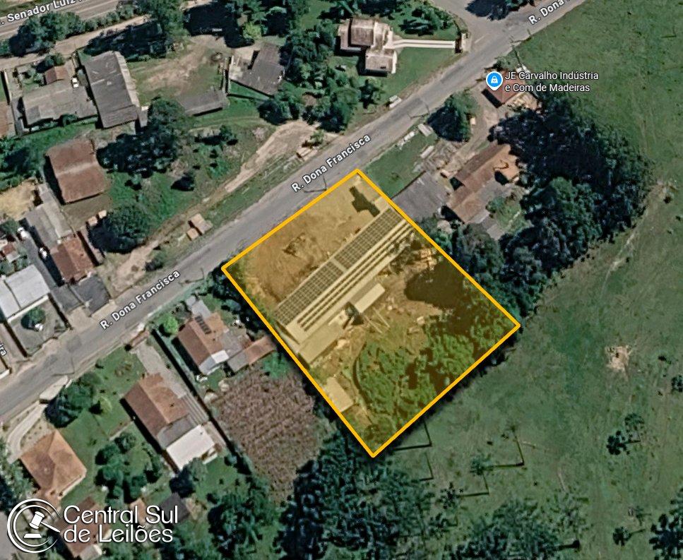 Terreno com área de 3.130,03m², com Galpão, bairro São Pedro, em Rio Negrinho/SC