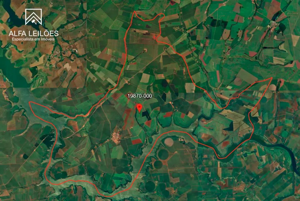 Florínea (SP) - Sitio Alvorada com 623m²