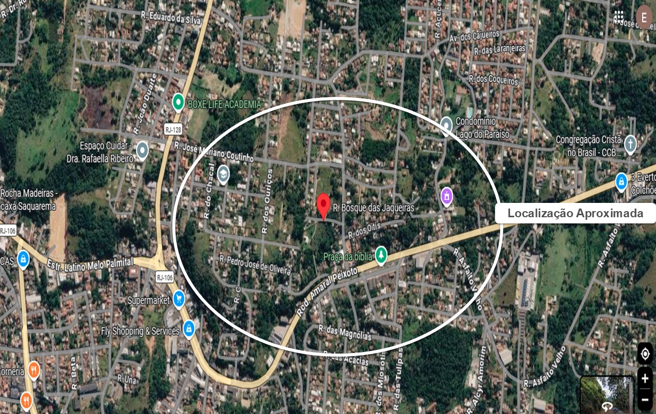 LOTE 1: Terreno com 480m² - Bacaxá - (02) SAQUAREMA RJ
