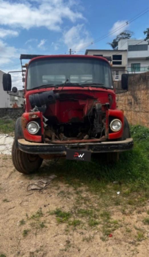 M.BENZ/L 1113, DIESEL, 1972/1972, VERMELHA, NO ESTADO EM QUE SE ENCONTRA.